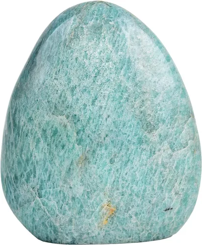 Miniatura 12 de AMOYSTONE Piedra de preocupación pulida de ópalo verde natural para aliviar la ansiedad, piedra preciosa de reiki de cristal curativo de mano