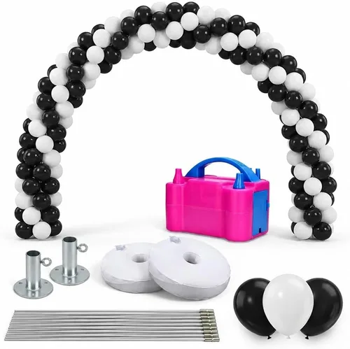 Miniatura 6 de PMU Graduation & Prom DYI Balloon Garland Arch Kit – Reusable Expandable Arch Frame with 2 Bases for Parties, Weddings & Events