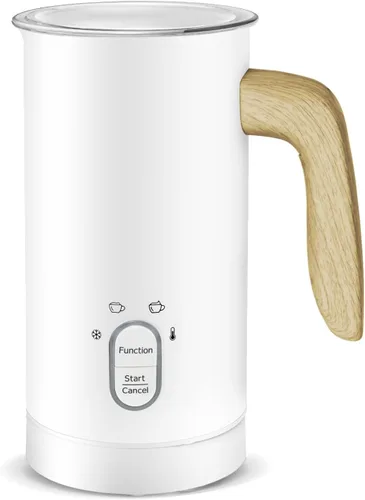 Miniatura 7 de Espumador de leche eléctrico, espumador de café, espumador de leche caliente y fría, calentador de leche automático 4 en 1, acero inoxidable