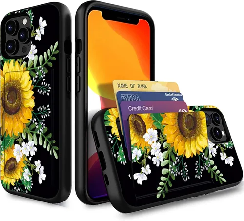 Miniatura 26 de Funda para iPhone Air, funda tipo cartera con ranura para tarjeta oculta, a prueba de golpes, TPU y PC, funda protectora de doble capa para iPhone