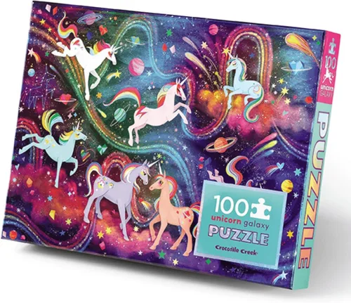 Miniatura 9 de Crocodile Creek Rompecabezas de 100 piezas para niños de 5 años en adelante, divertidos y educativos de mesa o piso, recipiente de almacenamiento
