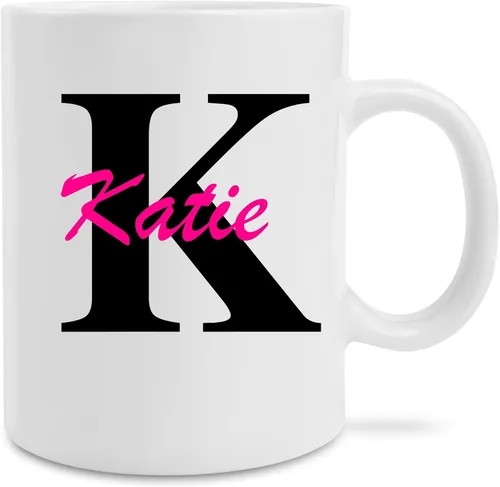 Miniatura 2 de Taza de café con nombre personalizado, taza de café con monograma, nombre personalizado y taza de café inicial, taza de café al mejor precio
