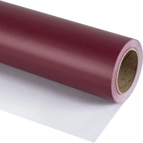 Miniatura 39 de RUSPEPA Papel de regalo negro de color sólido, mini rollo, para bodas, cumpleaños, fiestas, felicitaciones y vacaciones, 17 pulgadas x 32.8 pies