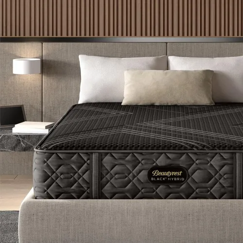 Miniatura 2 de Beautyrest Black Series One Firm - Colchón híbrido individual XL de 12.5 pulgadas, tecnología de enfriamiento, comodidad de contorno, soporte