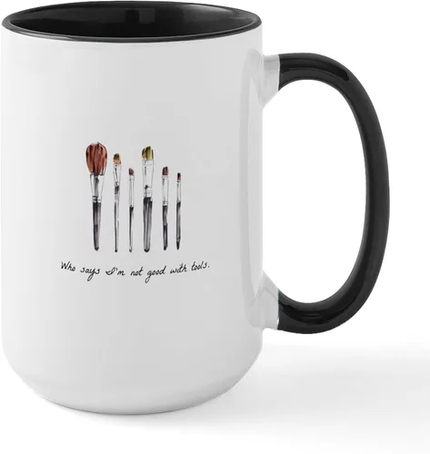 Miniatura 25 de CafePress Taza de café de cerámica para profesor/matemáticas inglesas, taza de té de 15 onzas