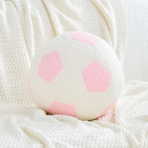 Miniatura 11 de Uvvyui Almohada de fútbol de fútbol, redonda, estética, decoración del hogar, almohada decorativa suave para fútbol, pelota deportiva de fútbol, Azul