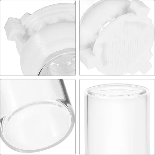 Miniatura 5 de Ipetboom Comedero de agua para hormigas, tazas de alimentación líquidas transparentes para Ant Farms, paquete de 2 herramientas de diseño duradero