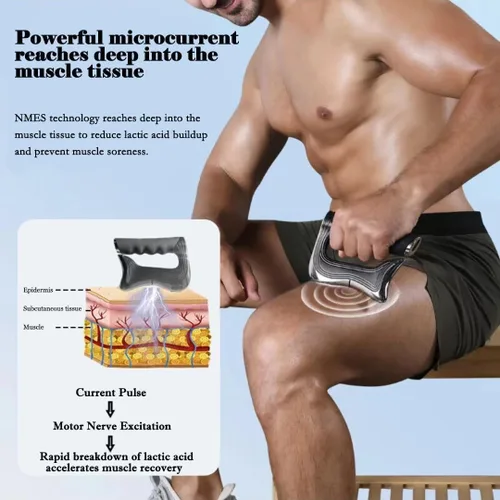 Miniatura 3 de Herramienta de masaje Gua Sha Cuchillo multifuncional para aliviar molestias musculares, regalo de Navidad, cuchillo eléctrico para fascia