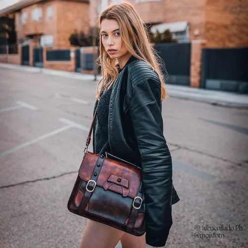 Miniatura 3 de ECOSUSI Bolso bandolera vintage para mujer