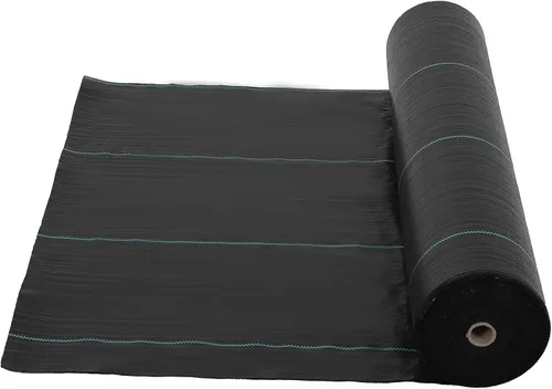 Tela de barrera de malezas prémium de 3 x 300 pies, 3.24 oz resistente, tela de control de malezas, alta permeabilidad, buena para cama de flores,
