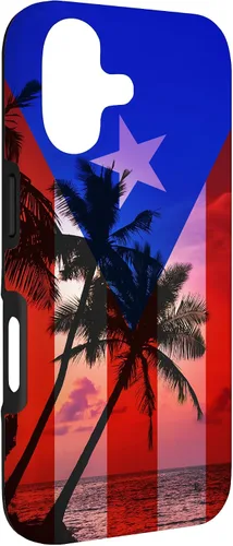 Miniatura 3 de Tropical Ocean Vibes Puerto Rico Flag - Funda para iPhone 17