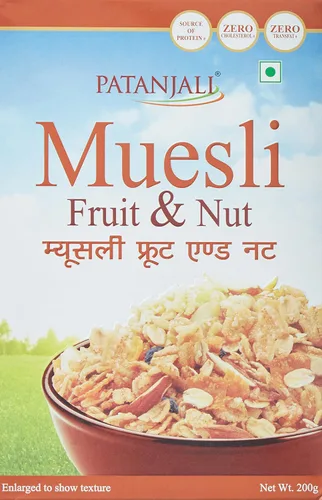 Miniatura 9 de Patanjali Muesli Fruit & Nut 450G-T