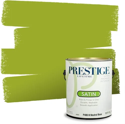 Miniatura 128 de PRESTIGE Pinturas Pintura interior e imprimación en uno, 1 galón, cáscara de huevo, aventura