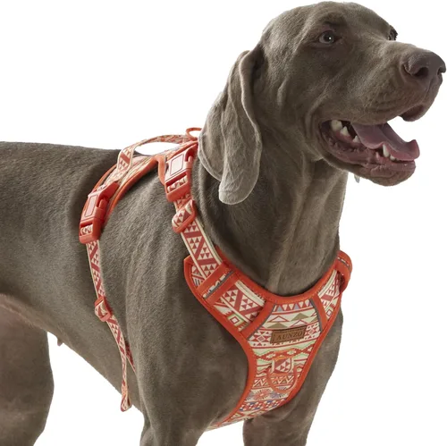 Miniatura 17 de Arnés para perro sin tirones para perros medianos, chaleco reflectante ajustable con asa, para entrenamiento, senderismo, caminar, chaleco gris a