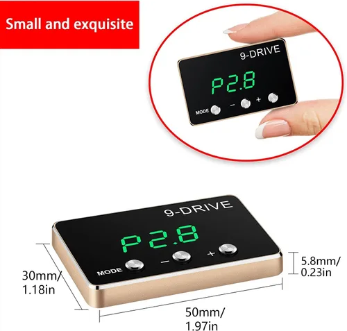 Miniatura 5 de BY-J Controlador de respuesta del acelerador, 9 Drive 9 modos FLC-806 controlador electrónico del acelerador del coche, compatible con A3-A6 VW