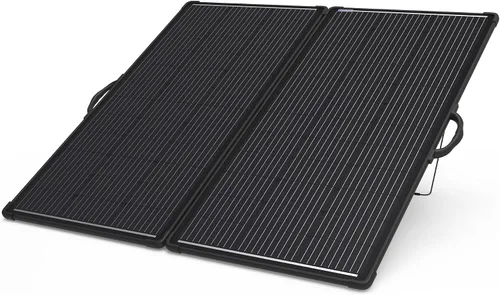 Miniatura 4 de ACOPOWER Kit de panel solar portátil mono ligero de 200 W, maleta solar de 200 vatios, controlador de carga LCD impermeable de 20 A 12 V