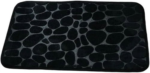 Alfombra antideslizante antideslizante con relieve de Adoquines, Felpudo De Espuma Viscoelástica para Baño, Lavabo, Ducha Y Habitación Alfombras de