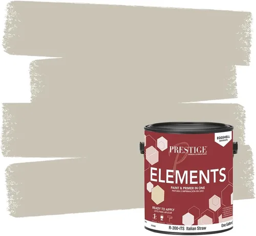 Miniatura 9 de PRESTIGE Paints Elements - Pintura interior e imprimación en uno, cáscara de huevo, 1 galón, gris cabo
