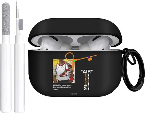 Miniatura 9 de Gedicht Funda para Airpods Pro, lindo diseño de fútbol de TPU suave fundas para Airpods Pro 1ª generación, a prueba de golpes para Airpods Pro 2019