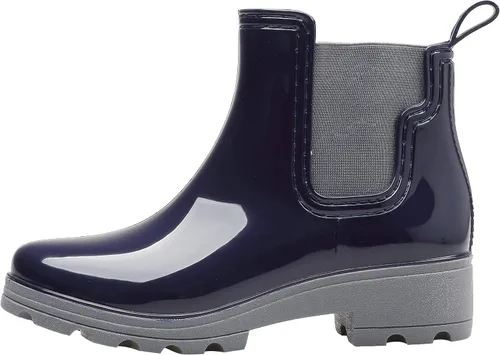 Miniatura 7 de Botas de lluvia cortas para mujer, impermeables, sin cordones, botines Chelsea, 5.5