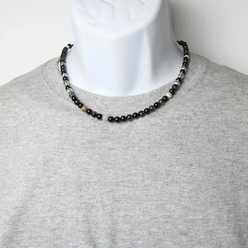 Miniatura 10 de Mami's Gem Studio Collar para hombre, piedra preciosa de 0.236 in, colección de estilo elegante, hecho a mano en Estados Unidos