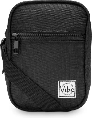 Vibe Festival Gear Bolso bandolera pequeño para mujeres y hombres, 5 en 1, multiuso de (rPET), bolsa de cinturón de poliéster reciclado, mochila