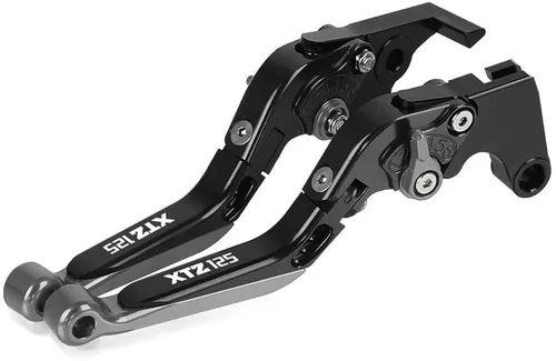 Miniatura 7 de KSHSAA Para Yam & ha XTZ125 2014-2015 XTZ 125 Palanca de freno de embrague de motocicleta extensible ajustable palancas plegables palanca