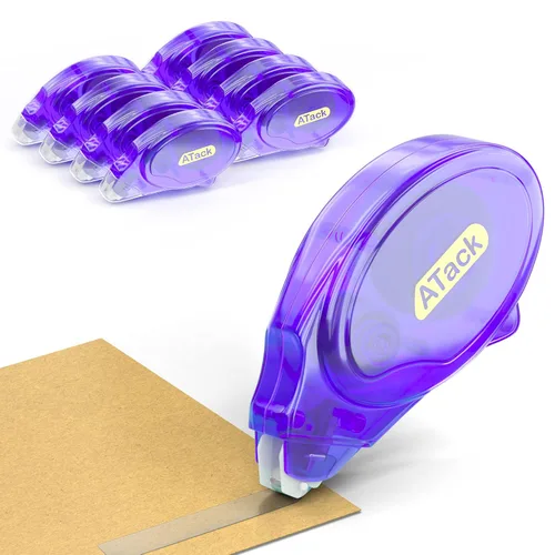 Miniatura 9 de ATack Cinta para álbumes de recortes para fotos, rodillo de cinta de doble cara de 0.3 x 360 pulgadas (paquete de 24)