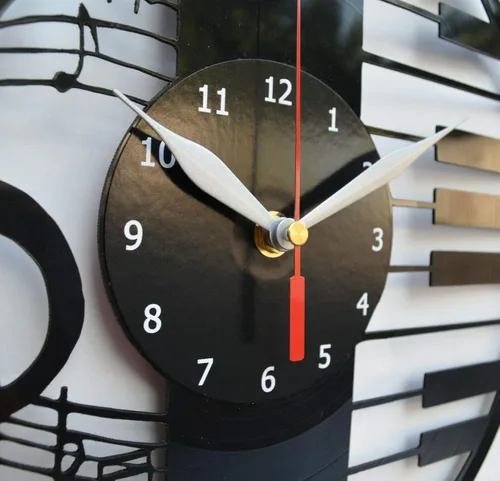 IT Vinyl Wall Clock LP Record Home Decor Handmade Art Personality Gift 1 (Size: 12 inch, Color: Black)