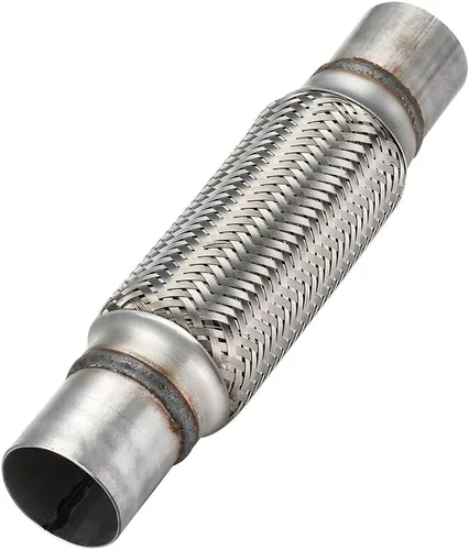 Miniatura 8 de Tubo flexible de escape, tubo flexible de escape resistente de acero inoxidable de 2 x 4 pulgadas, tubo flexible de escape de doble trenza, longitud
