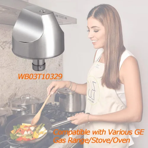 Miniatura 8 de GE Cafe Range - Perilla de repuesto para quemador de cocina WB03X25889 para CGP350 y CGP350, perillas de cocina de acero inoxidable para reemplazar