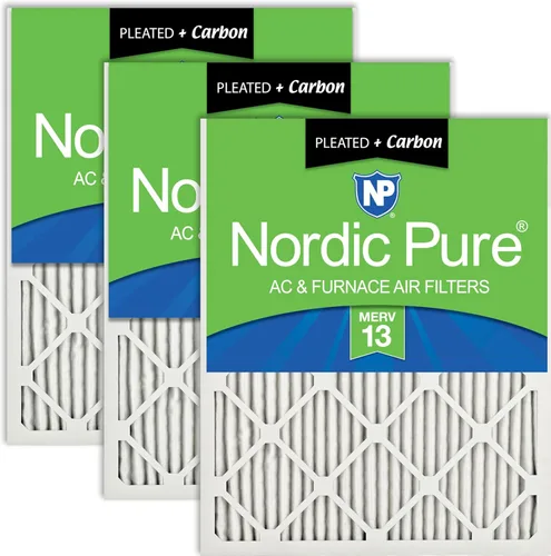 Miniatura 47 de Nordic Pure Filtros de aire para horno MERV 6 de 18 x 25 x 1 pulgadas (tamaño real: 17 1/2 x 24 1/2 x 3/4), color verde poliéster MERV 6, reduce