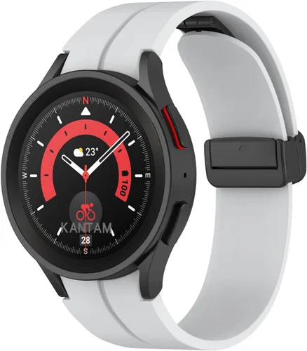 Miniatura 12 de Correa deportiva de silicona para Galaxy Watch 5 Pro de 1.772 pulgadas, sin huecos, compatible con Galaxy Watch 7, 6, 5, 4, correa de repuesto