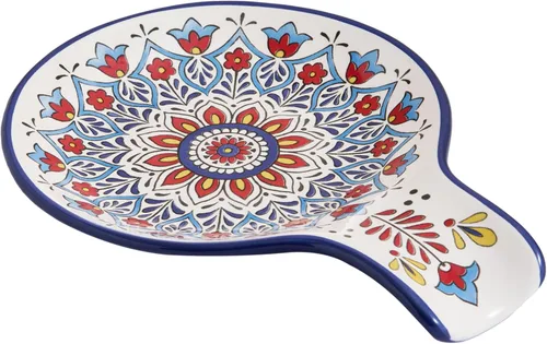 Miniatura 17 de Bico Margret's Garden Soporte de cuchara para estufa, soporte de cuchara de cerámica para encimera de cocina, fácil de limpiar, soporte de cuchara