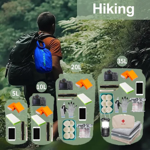 Miniatura 3 de Bolsa seca, impermeable flotante y ligera, bolsa seca enrollable que mantiene el equipo seco, para kayak, rafting, canotaje, natación, campamento