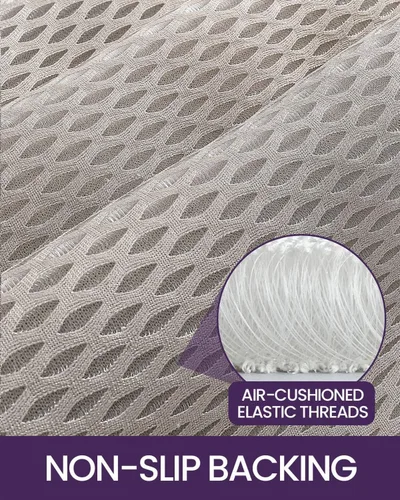 Miniatura 9 de DEXI Alfombrillas de baño para el baño 16x24, alfombra de baño antideslizante lavable, alfombrilla de baño de chenilla gruesa y suave absorbente