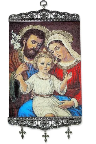 Miniatura 5 de Religious Gifts Tapiz con diseño de Virgen María y Nuestra Señora del Monte Carmelo de 18 pulgadas
