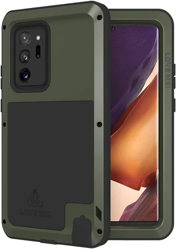 Miniatura 10 de LOVE MEI Funda para teléfono Galaxy Note 20 Ultra 0.18 oz, [sin protector de pantalla de vidrio] Carcasa rígida de cuerpo completo, resistente, a