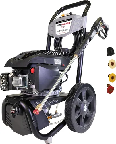Miniatura 9 de Simpson Lavadora a presión de gas de limpieza de 2900 PSI, lavadora residencial de 2.4 GPM con manguera de sifón, manguera de 25 pies, máquina