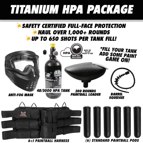 Miniatura 2 de Maddog Tippmann Cronus - Marcador táctico de titanio para pistola de paintball