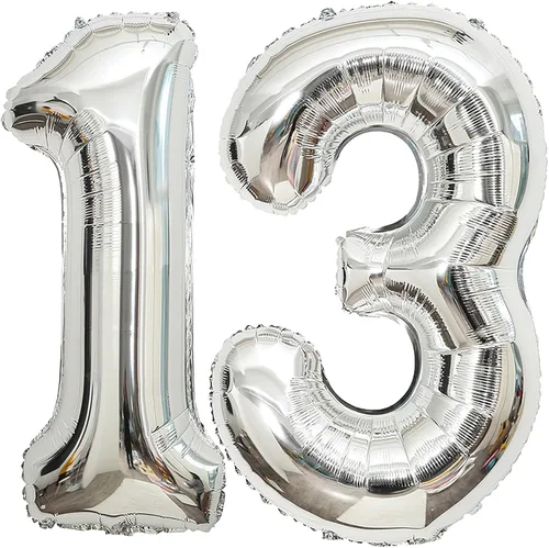 Miniatura 16 de Globos de 0 números plateados 0 globos de número 40 pulgadas número 0 globos de aluminio Mylar