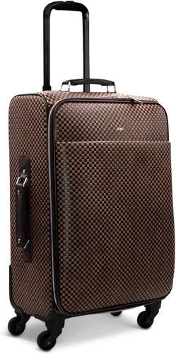 Miniatura 6 de Packs Travel - Juego de viaje platino Neceser grande de viaje y maquillaje para hombres y mujeres Cuero vegano de lujo, forro