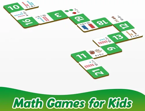 Miniatura 3 de Kasfalci Juego de dominó adicional, juegos de matemáticas para niños, manipuladores de matemáticas, juguetes de conteo, juegos de aprendizaje