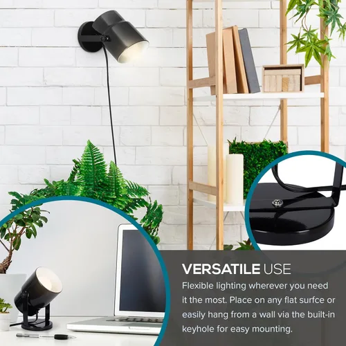 Miniatura 3 de Catalina Lighting Lámpara decorativa multiusos para escritorio, pared o oficina, sala de estar, dormitorio o dormitorio, compatible con hogar