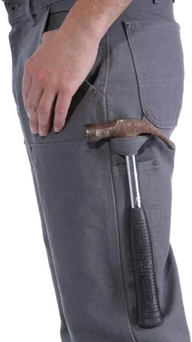 Miniatura 3 de Carhartt Pantalones de trabajo de lona para hombre, con Rugged Flex, corte holgado, con 5 bolsillos