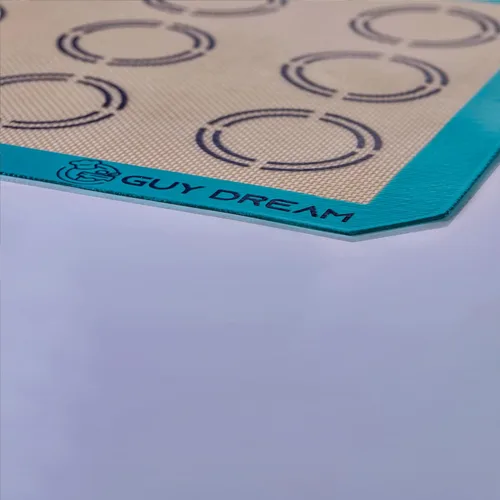 Miniatura 7 de GUYDREMAT - 2 alfombrillas de silicona para hornear con medidas para galletas – 16 1/2 pulgadas x 11 5/8 pulgadas – Hojas reutilizables de silicona