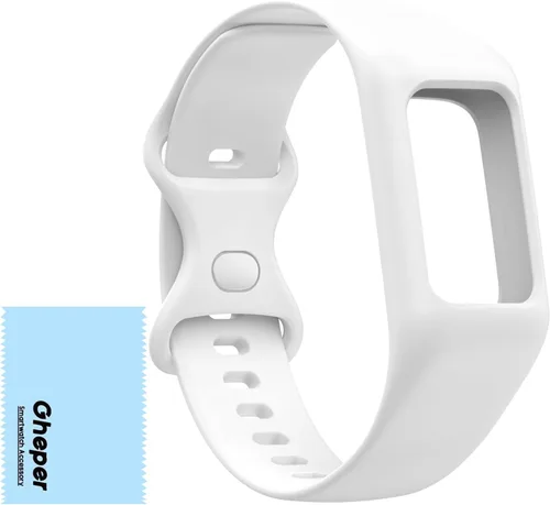 Miniatura 21 de Correa de reloj suave compatible con Fitbit Charge 6, Charge 5, Charge 4, Charge 3/3SE, correa de muñeca de silicona protectora todo en uno, correa