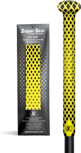 Miniatura 25 de SNIPER SKIN Agarre de bate de béisbol y sóftbol Envoltura de agarre de bate de repuesto Fácil instalación Duradero Impermeable Adherente