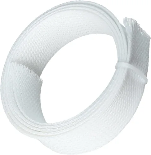 Miniatura 15 de Bettomshin 1 funda de cable trenzado PET de 1.64 pies (1.6 ft), 3/8 pulgadas de ancho, manga trenzada expandible, para proteger el cable eléctrico