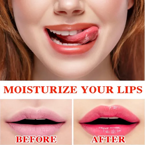 Miniatura 4 de Paquete de 3 lápices labiales de aloe vera, brillo labial mágico que cambia de color, bálsamo labial hidratante nutritivo de larga duración, juego
